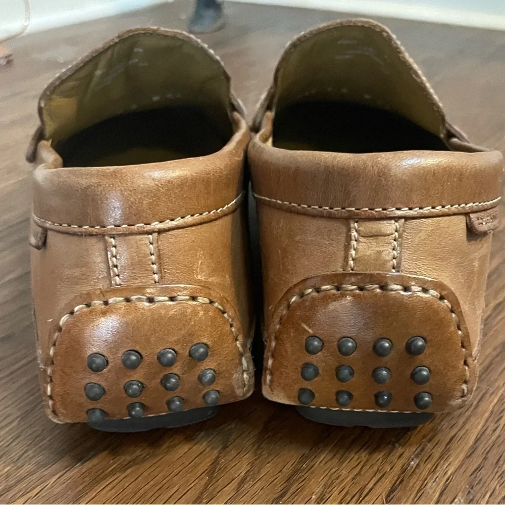 Cole Haan Grant Canoe Brown Leather Penny Loafers Size 8